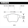 Disc Brake Pad Performance Ceramic w/0.760 Thickness - image 1