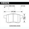 Disc Brake Pad HPS Performance Street w/0.577 Thickness - image 2