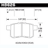 Disc Brake Pad Performance Ceramic w/0.577 Thickness - image 1