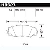 Disc Brake Pad Performance Ceramic w/0.690 Thickness - image 1