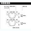 Disc Brake Pad Performance Ceramic w/0.626 Thickness