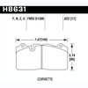 Disc Brake Pad DTC-70 w/0.622 Thickness - image 2