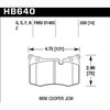 Disc Brake Pad HPS Performance Street w/0.550 Thickness - image 2