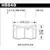 Disc Brake Pad Performance Ceramic w/0.550 Thickness - image 1