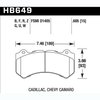Disc Brake Pad HPS Performance Street w/0.605 Thickness - image 2