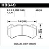 Disc Brake Pad DTC-60 w/0.605 Thickness - image 2