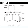 Disc Brake Pad Performance Ceramic w/0.605 Thickness - image 1