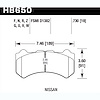 Disc Brake Pad Performance Ceramic w/0.7304 Thickness - image 1
