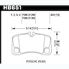 Disc Brake Pad Performance Ceramic w/0.624 Thickness