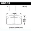 Disc Brake Pad DTC-70 w/0.606 Thickness - image 2