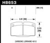 Disc Brake Pad DTC-70 w/0.606 Thickness - image 3