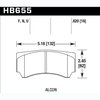 Disc Brake Pad HP Plus w/0.620 Thickness - image 2