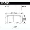 Disc Brake Pad DTC-70 w/0.620 Thickness - image 2