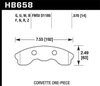 Disc Brake Pad HPS Performance Street w/0.570 Thickness - image 3