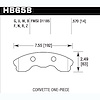 Performance Ceramic Brake Pads 2010-11 Corvette Grand Sport - image 1