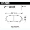Disc Brake Pad DTC-30 w/0.661 Thickness - image 2