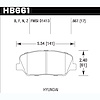 Disc Brake Pad Performance Ceramic w/0.667 Thickness - image 1