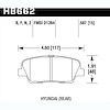 Disc Brake Pad Performance Ceramic w/0.587 Thickness - image 1