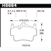 Disc Brake Pad Performance Ceramic w/0.634 Thickness - image 1