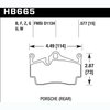 Disc Brake Pad HPS Performance Street w/0.577 Thickness - image 2