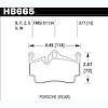 Disc Brake Pad Performance Ceramic w/0.577 Thickness