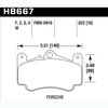 Disc Brake Pad DTC-60 w/.622 Thickness - image 2