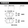Disc Brake Pad HP Plus w/0.671 Thickness - image 2