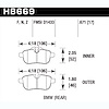 Disc Brake Pad Performance Ceramic w/0.671 Thickness - image 1