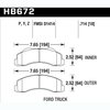 Disc Brake Pad LTS w/0.714 Thickness - image 2