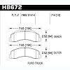 Disc Brake Pad Performance Ceramic w/0.690 Thickness - image 1