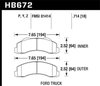 Disc Brake Pad Performance Ceramic w/0.690 Thickness - image 2