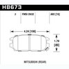 Disc Brake Pad HPS Performance Street w/0.602 Thickness - image 2