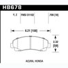 Honda Front Brake Pads 2006-11 Ridgeline - image 2