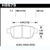Honda Rear Brake Pads 2006-11 Ridgeline - image 2
