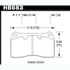 Disc Brake Pad Performance Ceramic w/0.651 Thickness - image 1