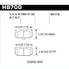 Disc Brake Pad Performance Ceramic w/0.562 Thickness - image 1