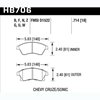 Disc Brake Pad HP Plus w/0.714 Thickness - image 2