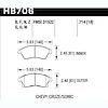 Disc Brake Pad Performance Ceramic w/0.714 Thickness - image 1