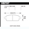 Disc Brake Pad Performance Ceramic w/0.638 Thickness - image 1