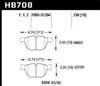Disc Brake Pad HPS Performance Street w/0.738 Thickness - image 4