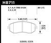 DTC-80 BRAKE PADS Subaru BRZ / Scion FR-S Front - image 2