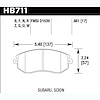 Disc Brake Pad Performance Ceramic w/0.661 Thickness - image 1