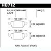 HPS Performance Brake Pads Ford Focus ST - image 2