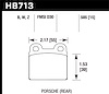 DTC-30 BRAKE PADS Porsche Rear - image 1