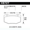 HPS Performance Brake Pads 2014 Corvette - image 2