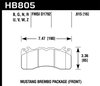 DTC-70 BRAKE PADS 2015-2017 FORD MUSTANG REAR - image 3