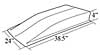 Z28-Style Cowl Scoop Overall Length: 42-1/2" - image 2