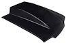 B-26396 6 in. Cowl Induction Bolt-On Sunoco Style Hood for 1987-1993 Ford Mustang [Fiberglass]