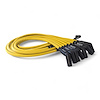 SPW300-CH-415-7 Super Mag Fiberglass-Oversleeved Spark Plug Wire Set for Big Block Chevy, Over Valve Cover [Yellow] - image 1