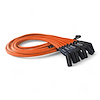 SPW300-CH-426-9 Super Mag Fiberglass-Oversleeved Spark Plug Wire Set for Small Block Ford, Over Valve Cover [Orange] - image 1